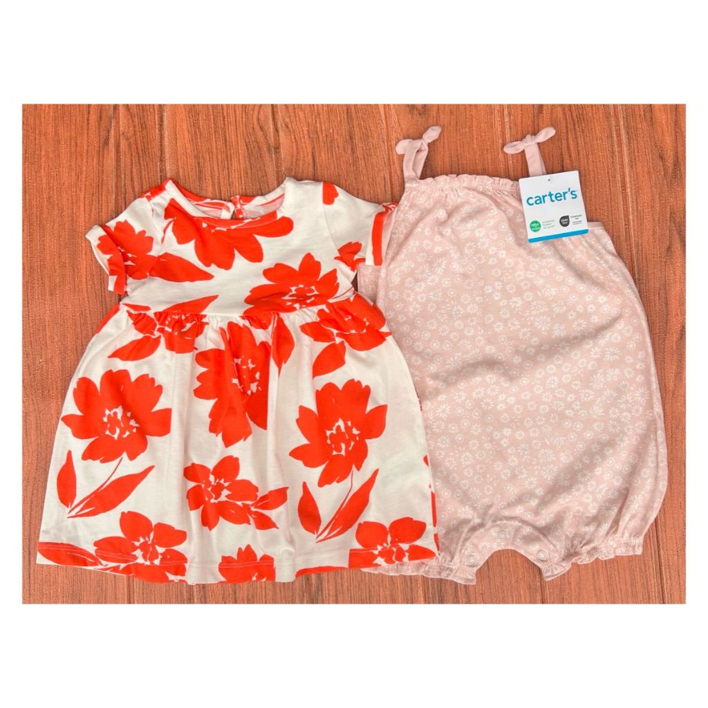 KIT 2 PEÇAS VESTDO E ROMPER CARTERS