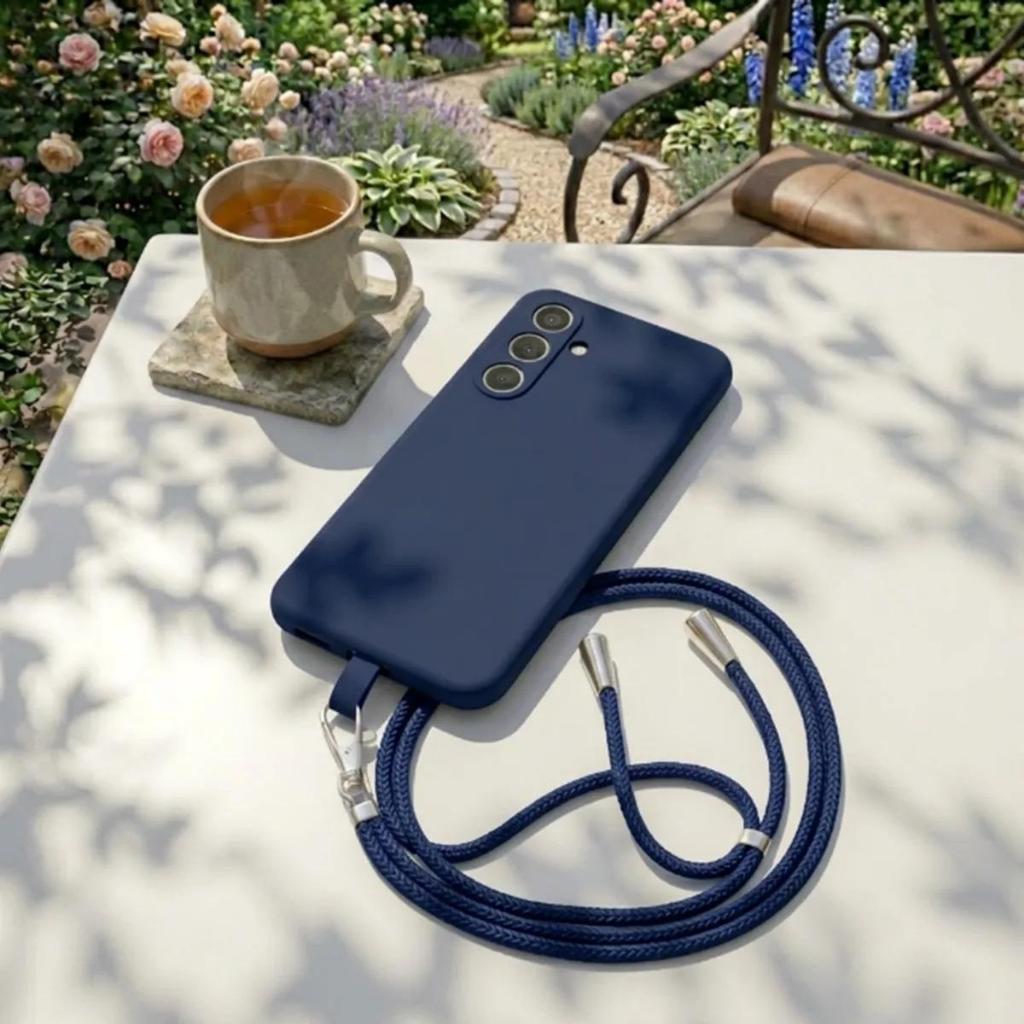 Capa Capinha de Celular Samsung A03 A03S A03CORE A13 A23 A33 A53 A73 Aveludada com Cordão Ajustável