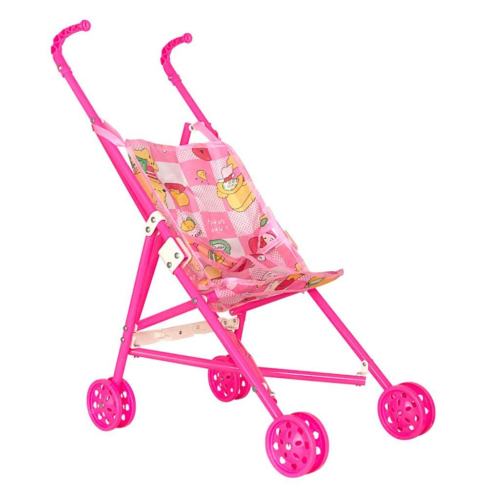 Carrinho De Boneca Dobrável Menina Brinquedo criança diversão criança bebe mãe