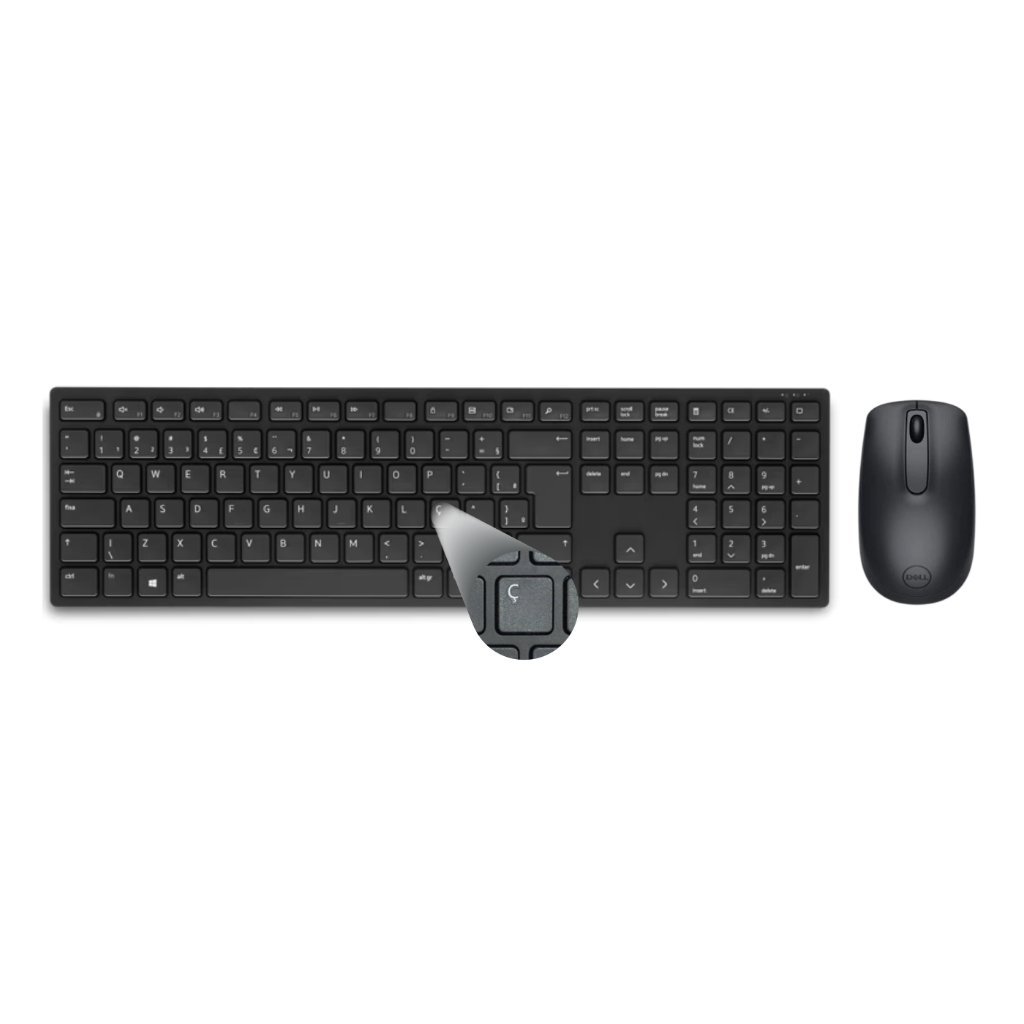 Kit Teclado e Mouse DELL Wireless KM3322W