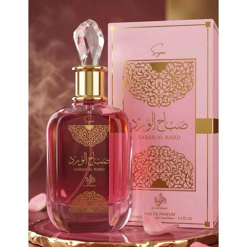 SABAH AL WARD SUGAR 100ML - O ORIGINAL-PERFUME FEMININO ARABE- LANCAMENTO-2026