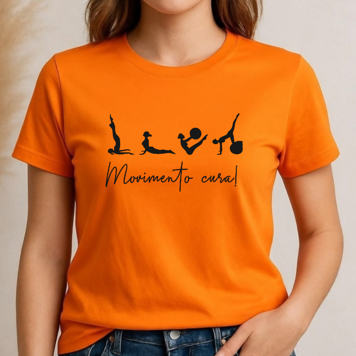 Camiseta Básica Treino Academia Pilates Ioga 100% Algodão Premium Feminina Unissex Masculina Casual Dia-a-Dia