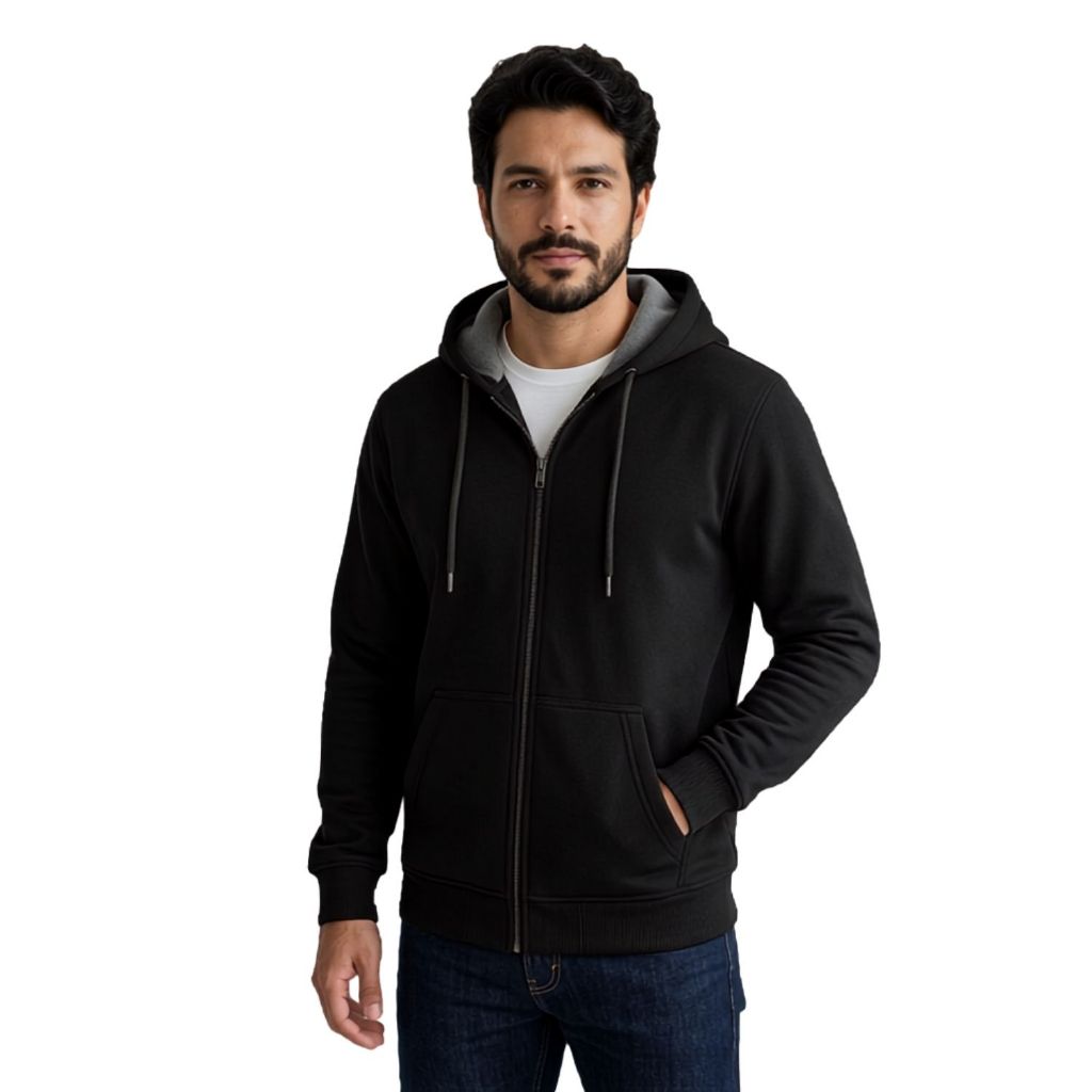 Casaco Moletom Blusao Capuz Bolso Inverno Treino Canguru Premium Flanelado Macio Casual