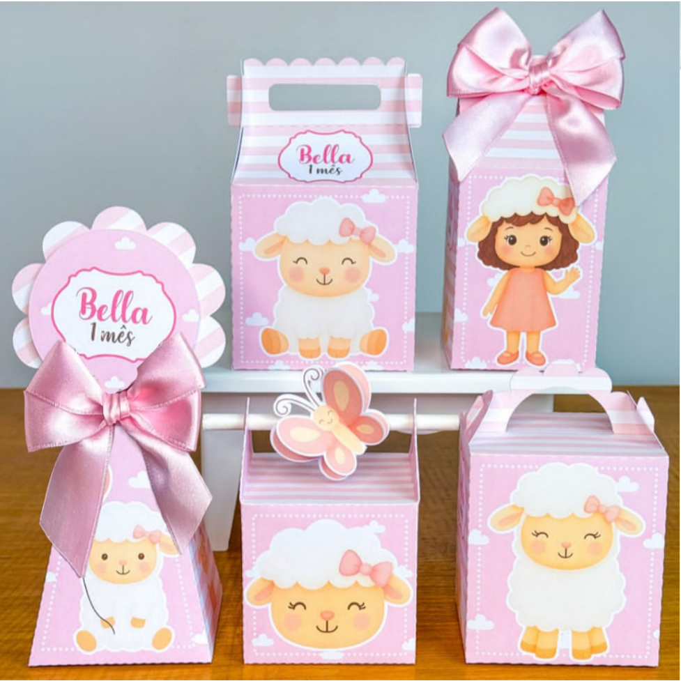 Personalizados OVELHINHA ENSINA PEGUE E MONTE) |  Kit Festa Personalizadas Lembrancinhas e Mimos