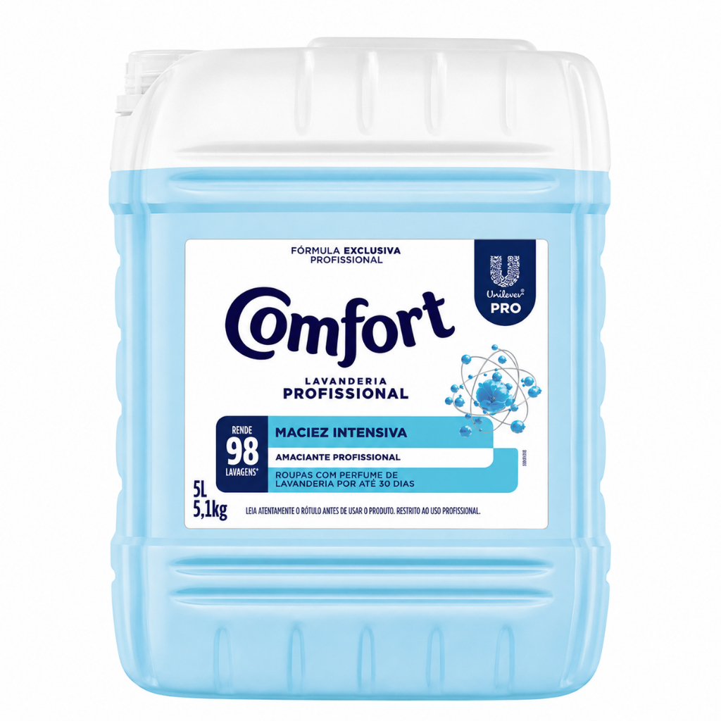 Amaciante Comfort Lavanderia Pro + Rendimento Na Lavagem