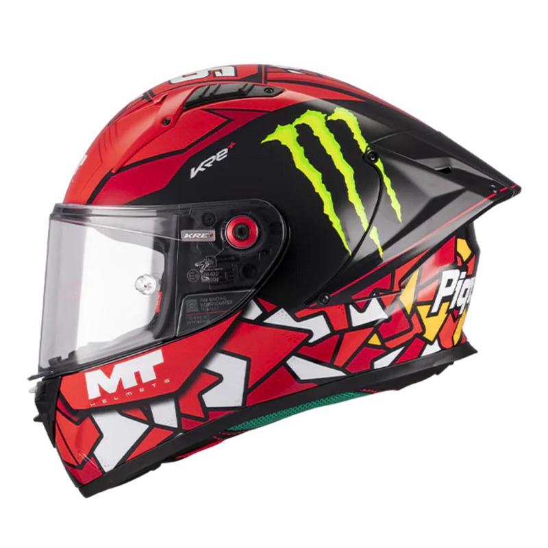Capacete MT-Helmets KRE + S Capacete Angel Piqueras Replica 2025 A5 Glow Completo