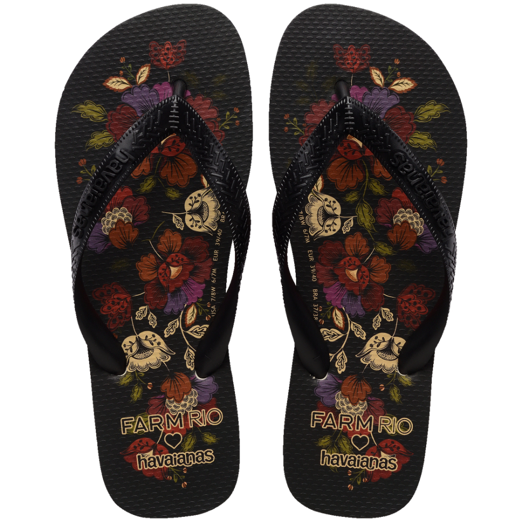 Chinelo Havaianas Farm Flor de Fita