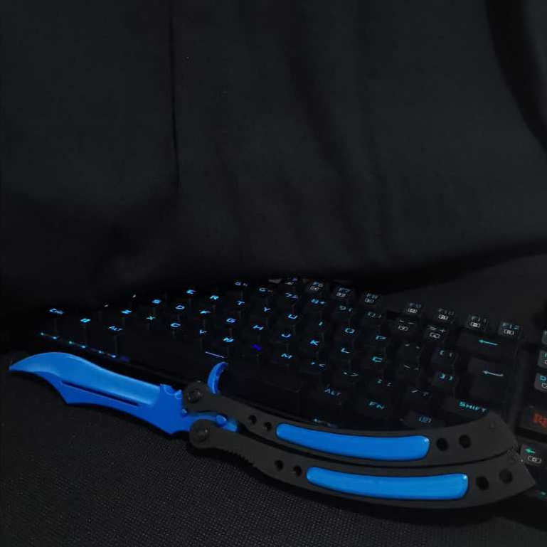 Faca Butterfly | Canivete Borboleta - CS2 CSGO - 3D Decorativa