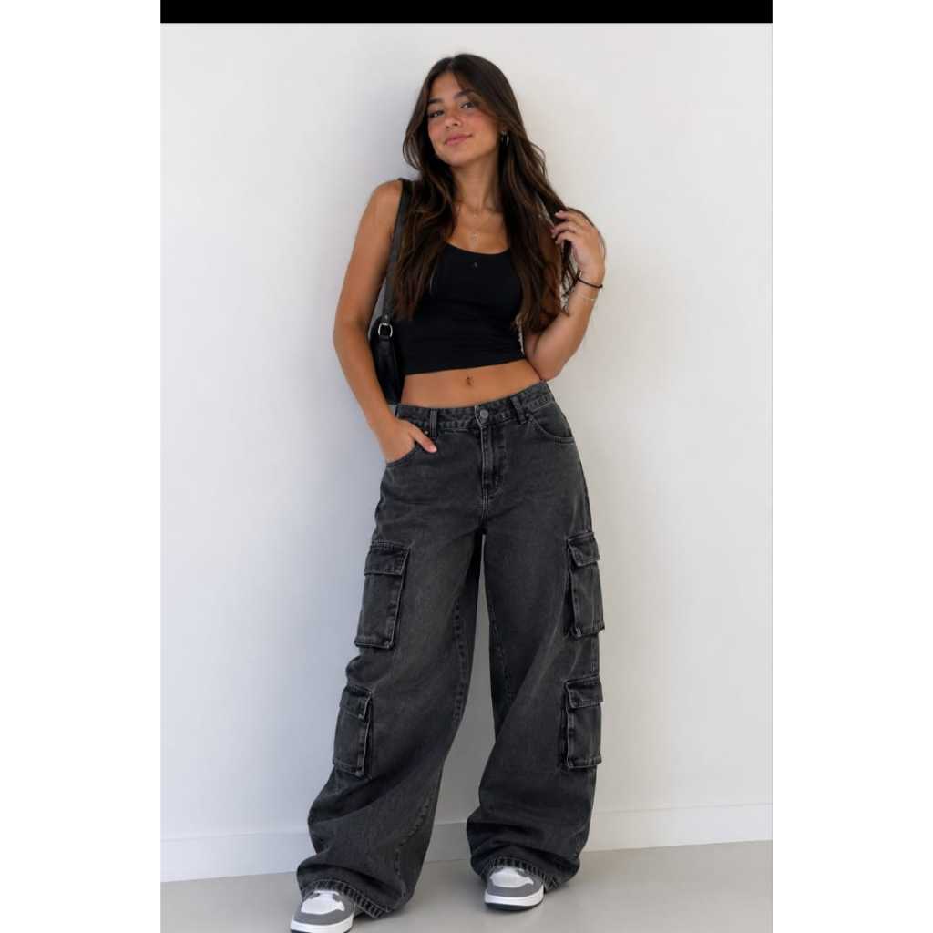 Calça Wydeld Cargo Quatro Bolso Feminina Juvenil