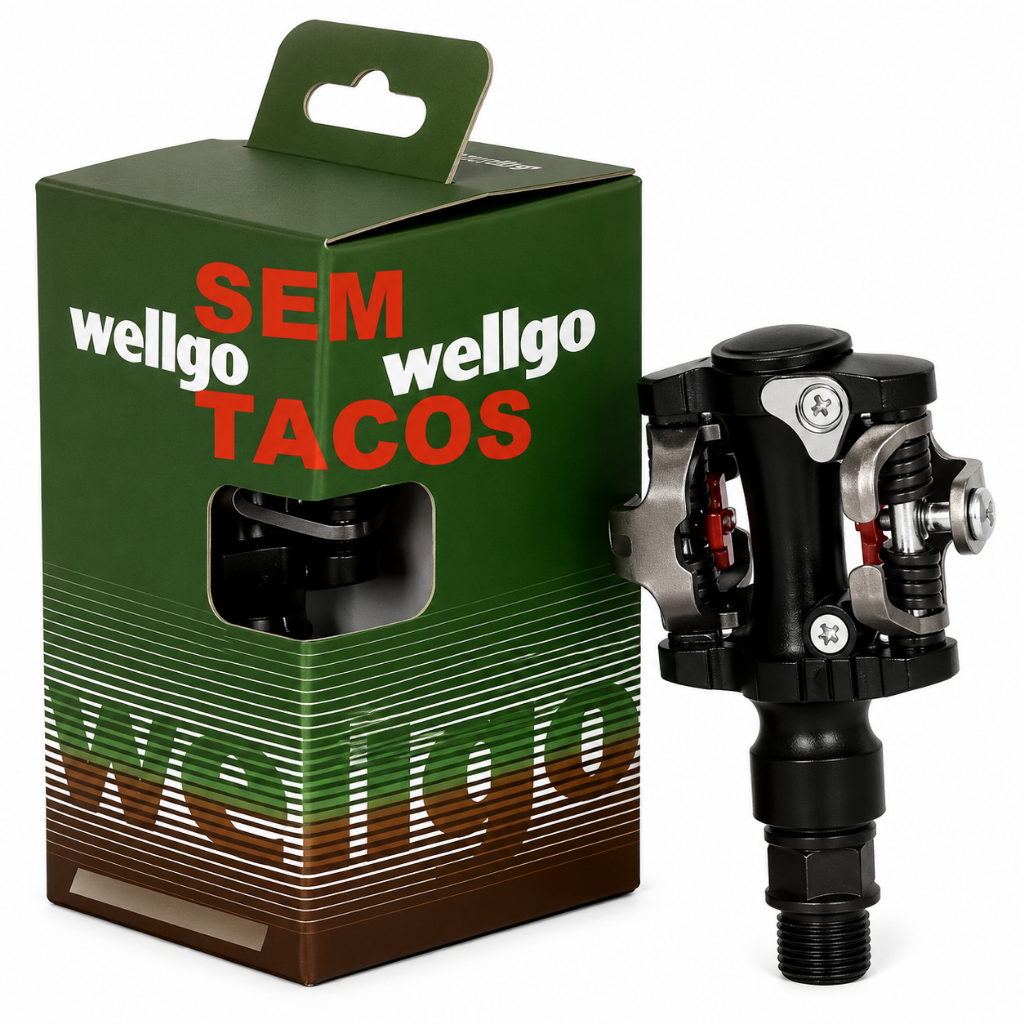 PEDAL MTB CLIP WELLGO M-919 PARA BICICLETA SEM TACOS