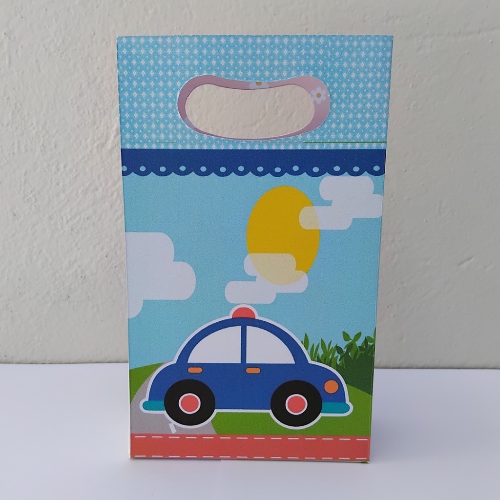 Sacolinha Surpresa Personalizada CARRINHOS Lembrancinhas para Festa Infantil