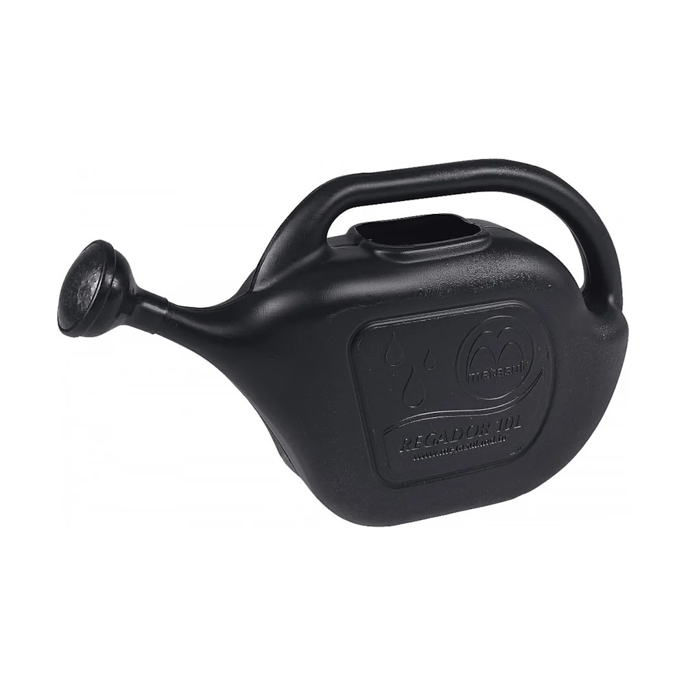Regador Plástico Metasul 10 Litros Preto 13202002