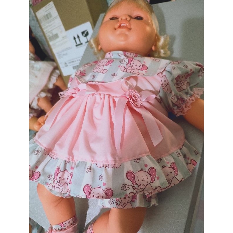 vestido de boneca bebezinho da estrela