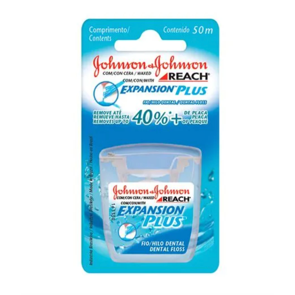 Fio Dental Johnson's Reach Expansion Plus Regular 50m