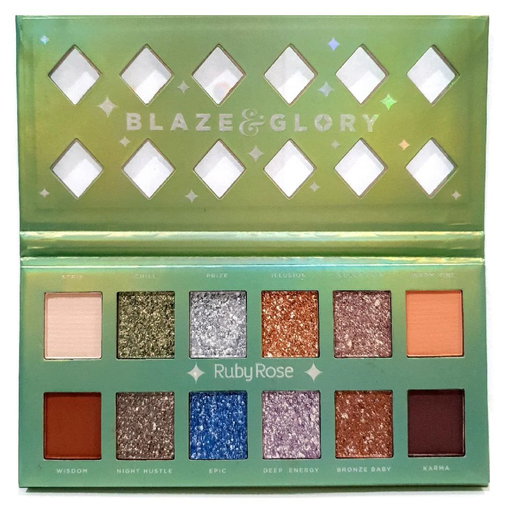Paleta de Sombras Ruby Rose Blaze Glory HB1083
