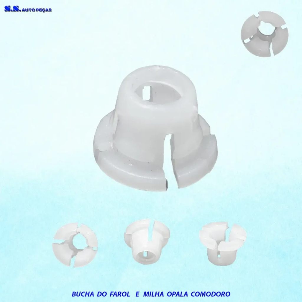 Kit 3 Buchas Farol Milha Opala Comodoro 1985 A 1999