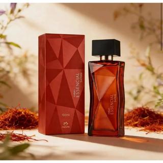natura essencial safran perfume lançamento de 100 ml feninino.