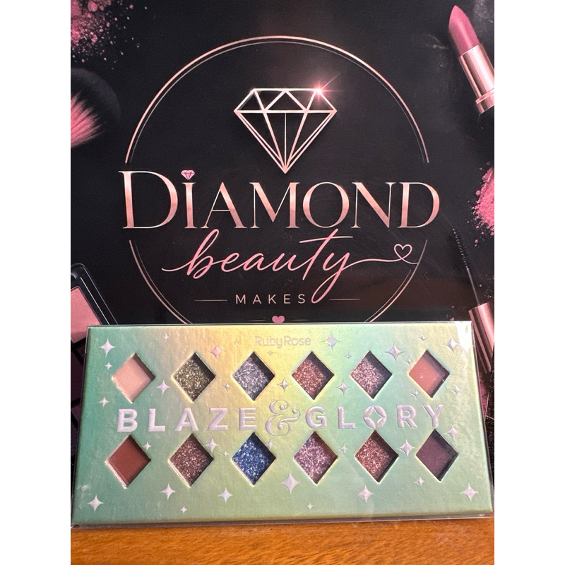 Paleta de sombra ruby rose blaze & glory