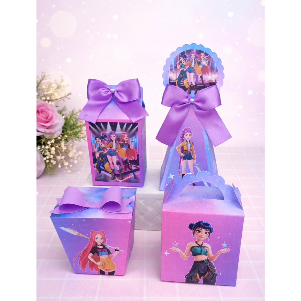 Personalizados Guerreiras do K-POP kit festa lembrancinha caixinhas aniversário mimos Papelaria Personalizada