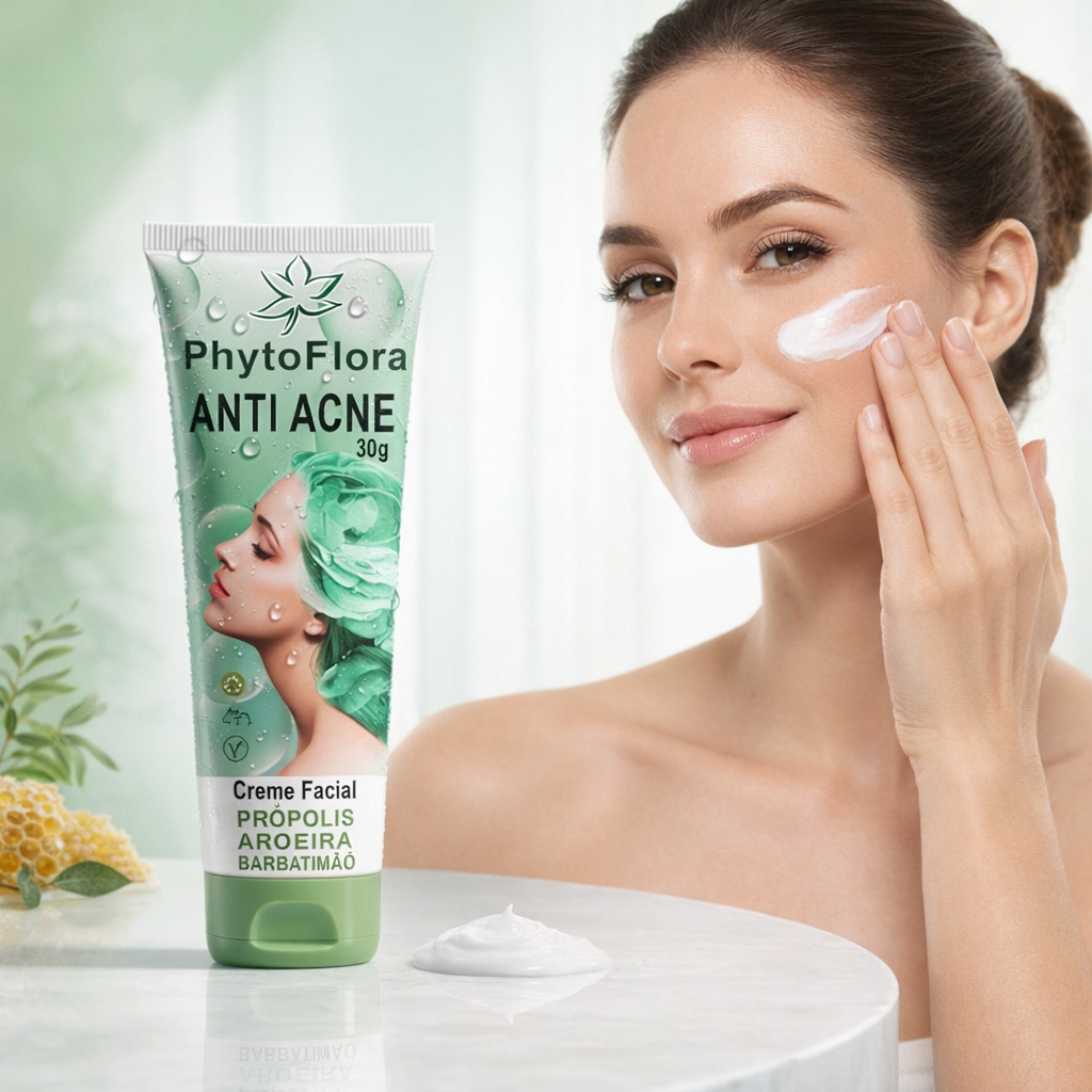 Gel Creme Antiacne Cravos e Espinhas 30g Secativo Remove Oleosidade Produto Natural