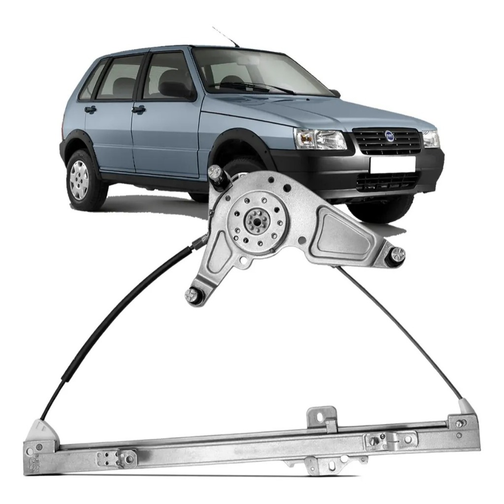 Vidro Elétrico Uno 1984 a 2010 4 Portas Máquina Dianteira Reposição