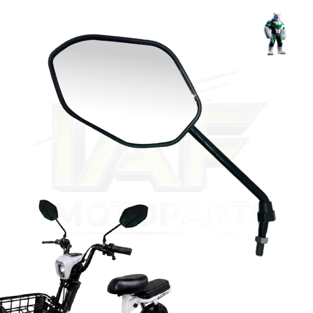 Par Espelho Retrovisor TITAN 125 14 Guidão Bicicleta Eletrica Mobilete Bike Motorizada Scooter 8mm · foto 2