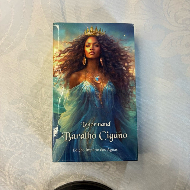 Baralho Cigano Tarot Lenormand Ed. Império das Águas Idioma Português, 40 cartas + livreto + caixa
