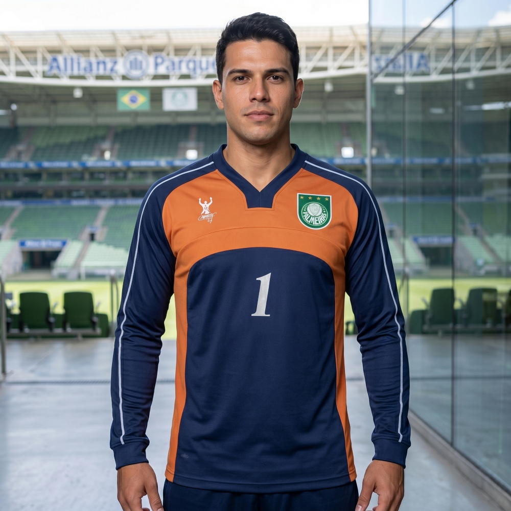 Camisa Palmeiras São Marcos Retrô Libertadores 2000 Original