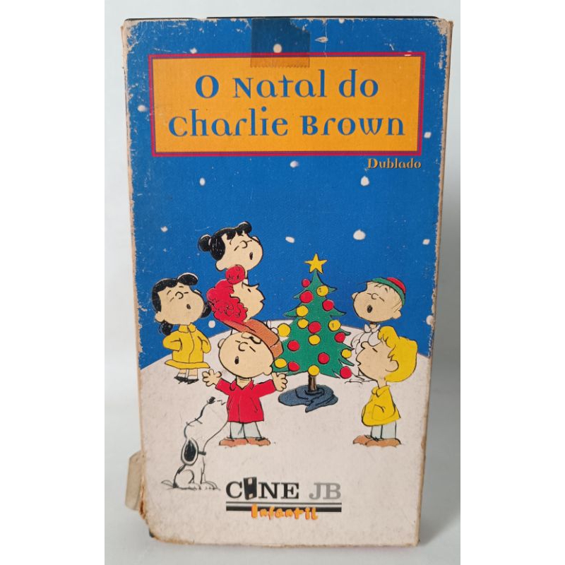 VHS O Natal do Charlie Brown Dublado desenho infantil Snoopy raridade clássico colecionador
