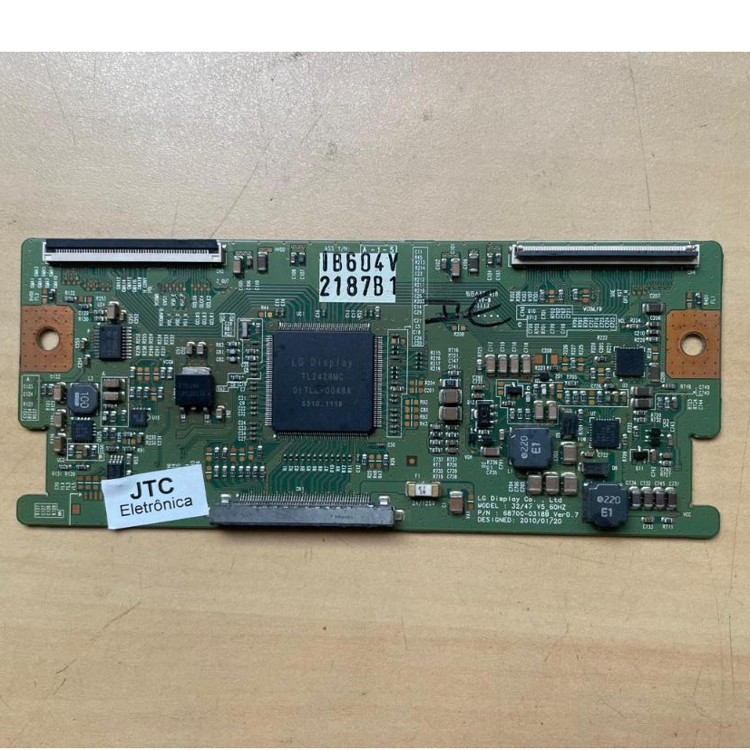 Placa T-con compatível Tv Philips 32pfl3606d/78