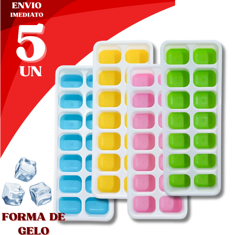 Forma de Gelo Fundo Silicone 5 ou 3 Unids Flexível Bandeja Cubos Fácil de Retirar Freezer Drinks Whisky