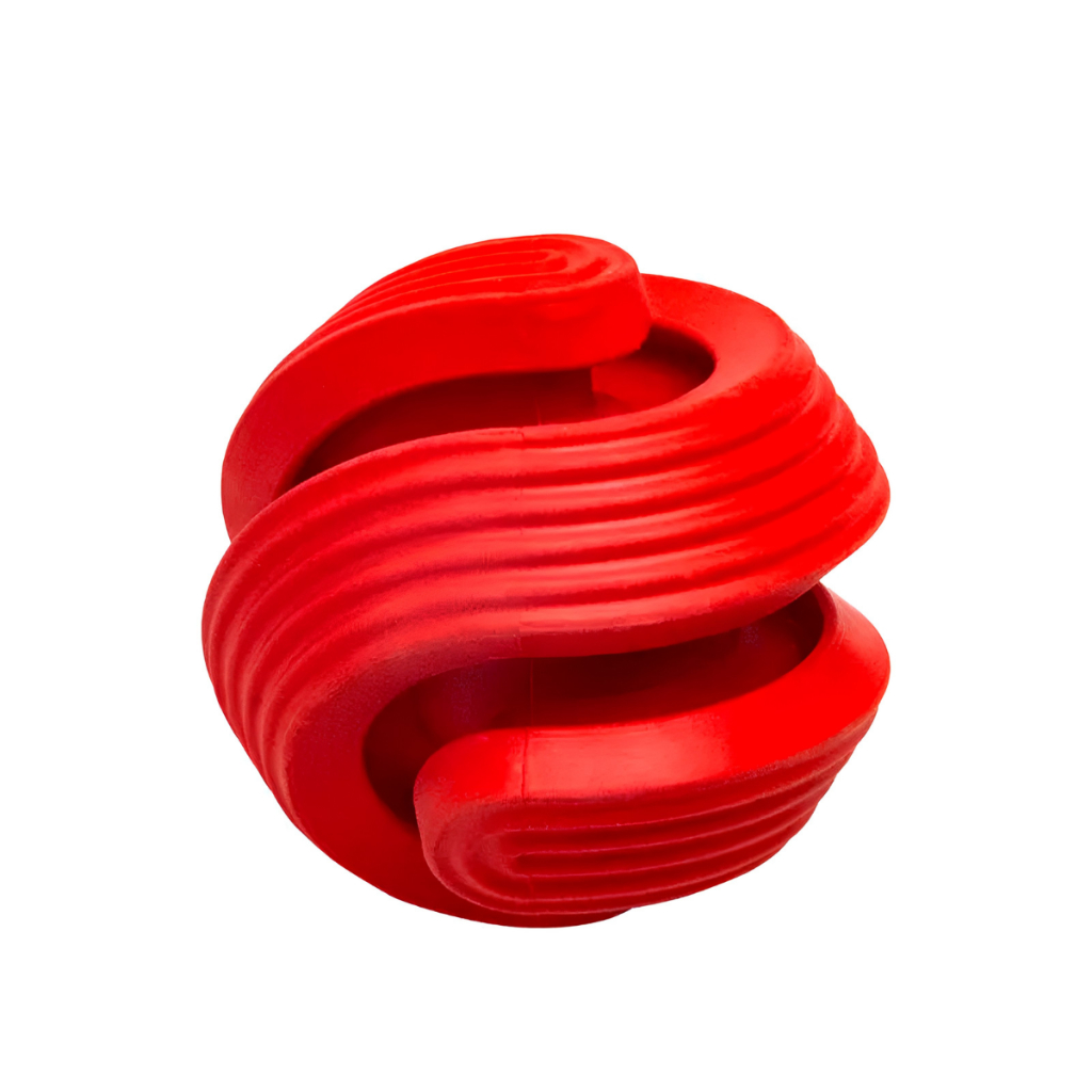 Brinquedo Bola Maluca Spinball Germanhart para Cães Porta Petisco Resistente Recheável