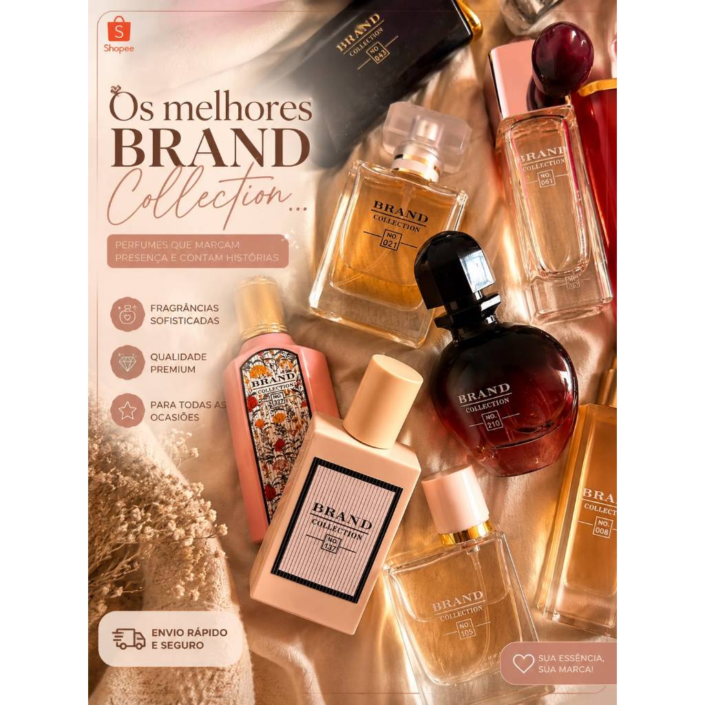 Top 30 Perfumes Mais Vendidos Brand Collection 25ml Original | Escolha Sua Fragrância