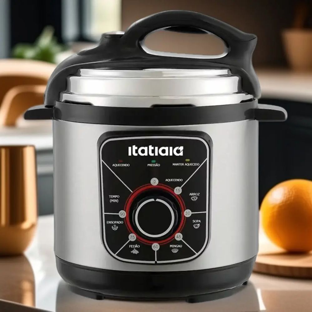 PANELA ELETRICA PRESSAO ITATIAIA 3L 127V 700W INOX