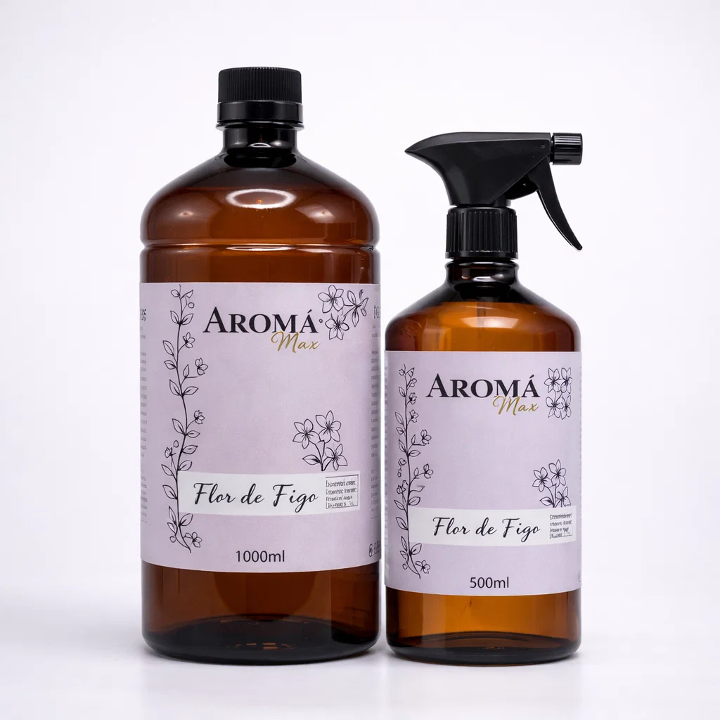 Água Perfumada Flor de Figo 1500ml Residencial Banheiro Quarto Sala Tecidos Residencial Aroma