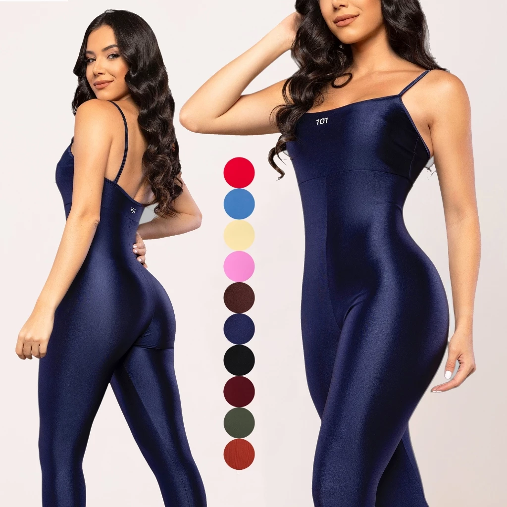 Macacão Fitness Academia Poliamida Feminino Zero Transparencia 2