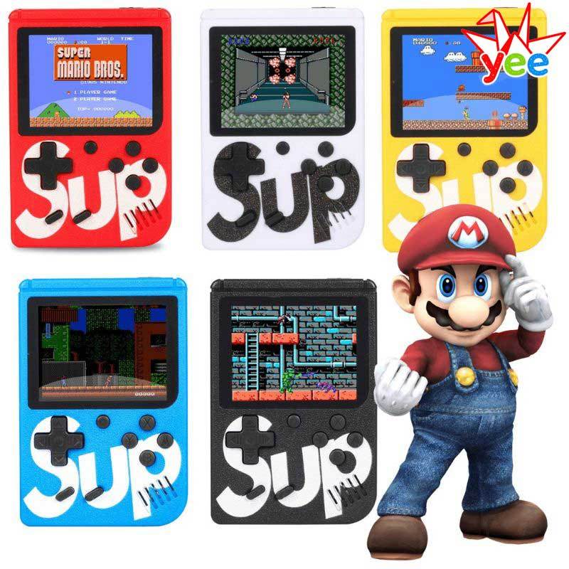 Mini Video Game Sup Game Box 400 Jogos Em 1 Portátil Jogos Antigos Clássicos Antigos Anos 80