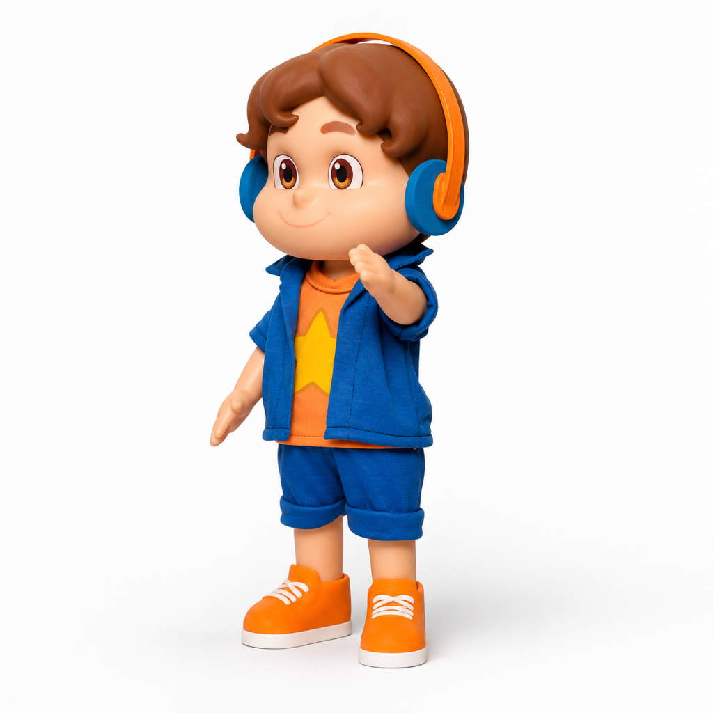 Brinquedo Boneco Jp João Pedro Youtuber Kids Oficial Infantil Com Falas 32cm