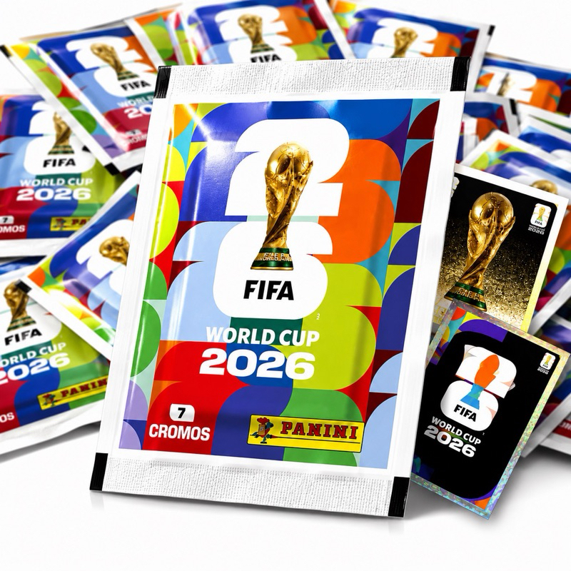Kit 1/3/5 Envelopes Para Album Copa Do Mundo Figurinha Original Panini