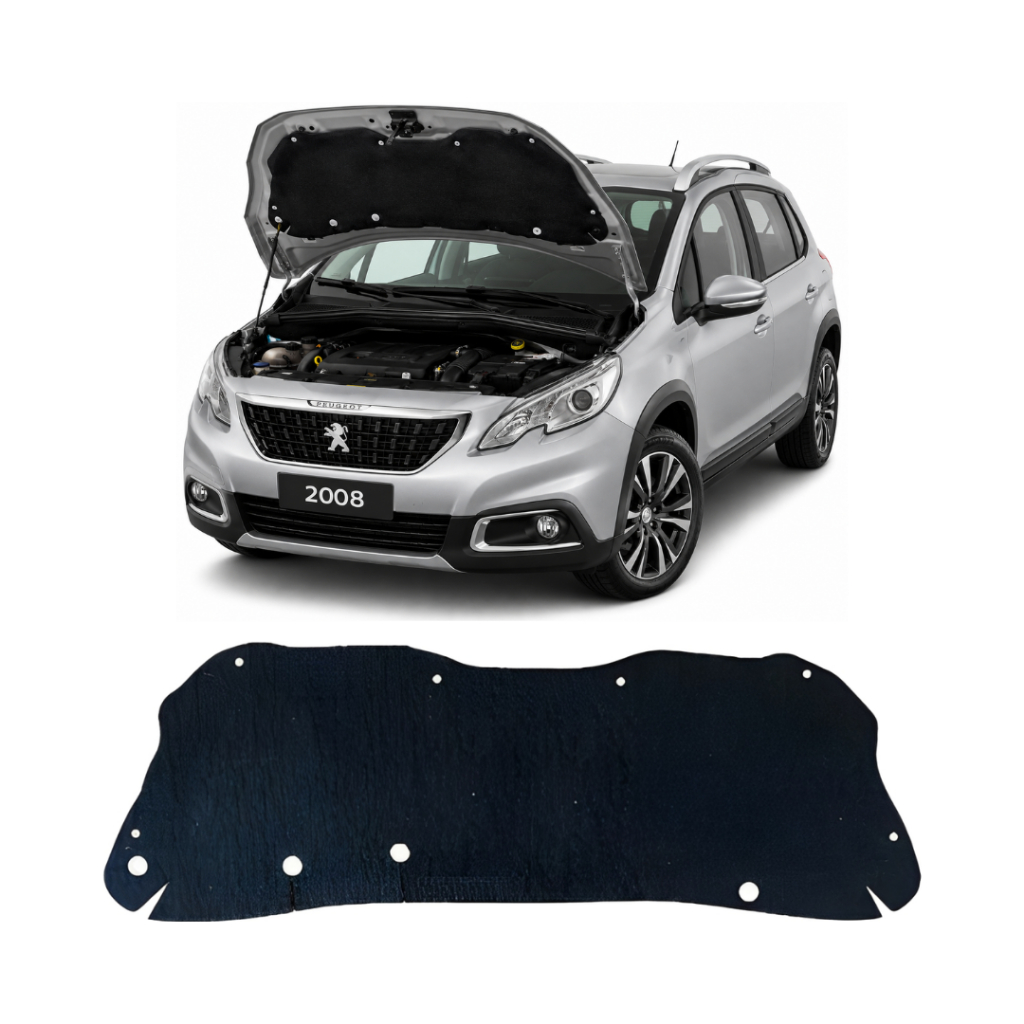 Manta Forro Capô Peugeot 2008 2015 2016 2017 2018 2019 2020 2021 2022 2023 Autoadesivo Grud Capo