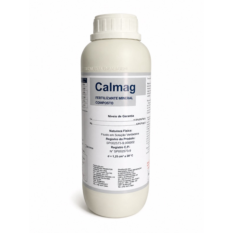Calmag Calcário líquido Cálcio + Magnésio Correção de Deficiências 1L