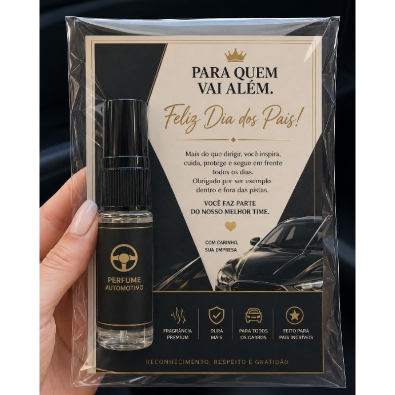 Lembrancinha Dia dos Pais – Perfume Automotivo Premium