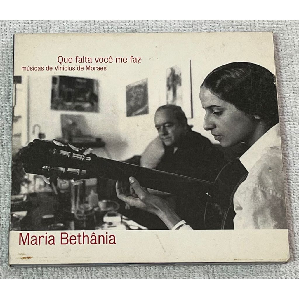 CD Maria Bethânia – que falta você me faz – músicas de Vinícius de Morais