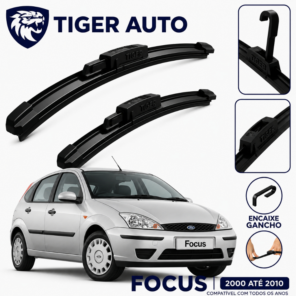 Par de Palheta Ford Focus 2000 Até 2010