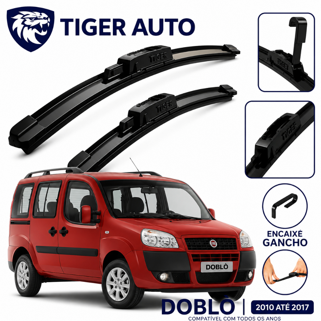 Par de palheta dianteira FIAT DOBLO DE 2010 ATÉ 2017
