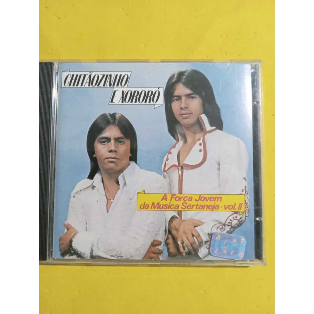 CD CHITÃOZINHO E XORORÓ - QUERIA - A FORÇA JOVEM DA MUSICA SERTANEJA VOL 2 - RARO - ESTADO DE NOVO