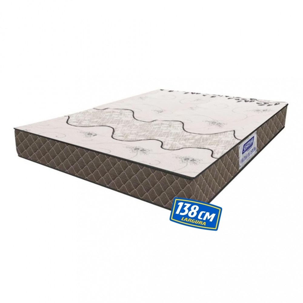 Colchão Casal 138cm Espuma D20 Supreme Gazin