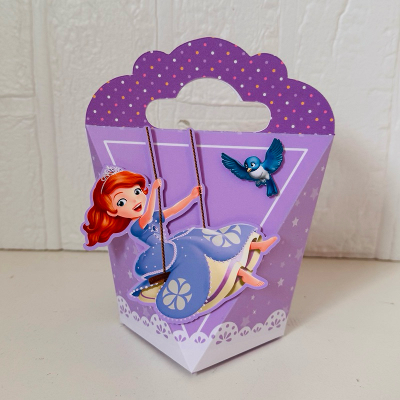 Caixa Personalizada Princesa Sofia Lembrancinha Festa Infantil Papelaria Personalizada