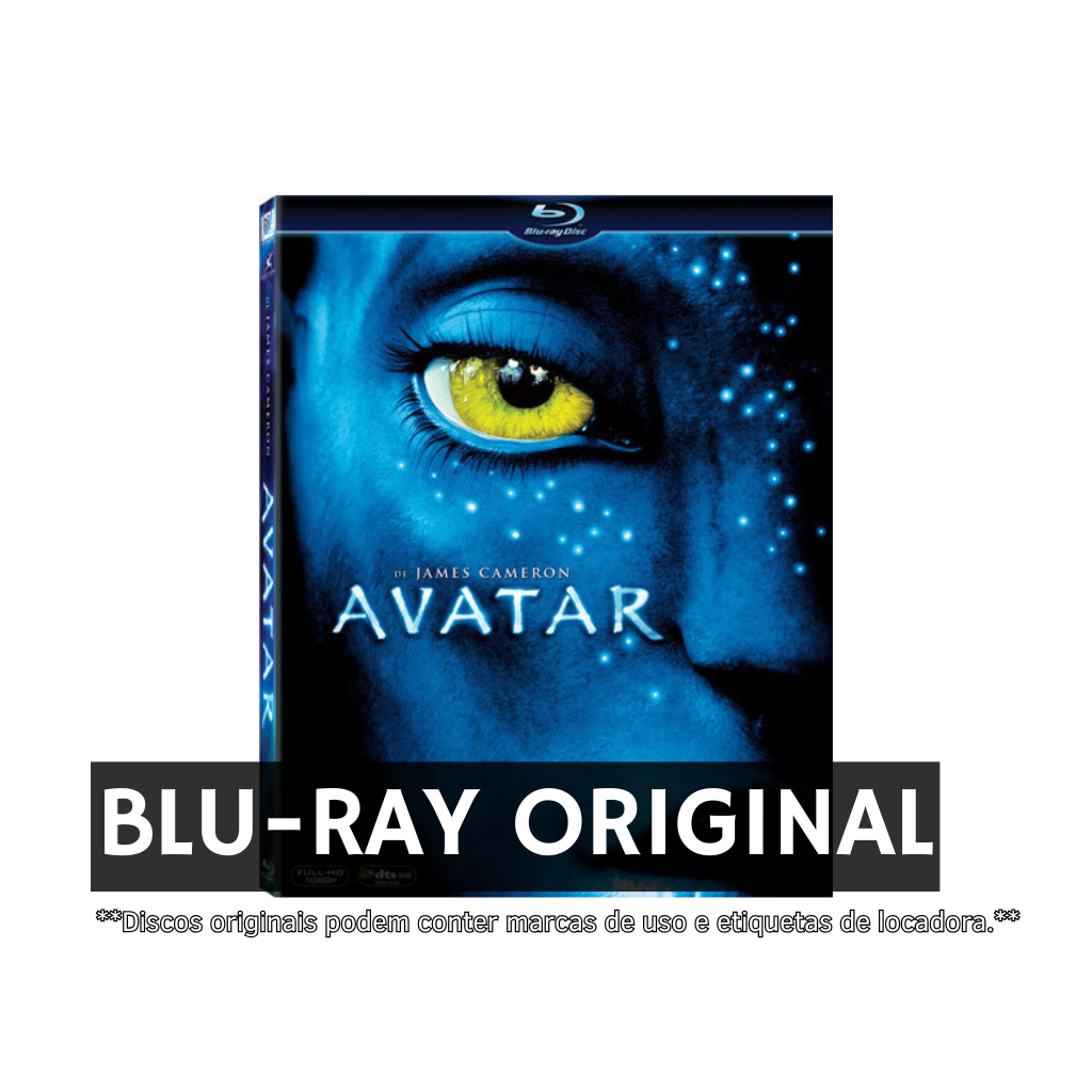 Blu-ray Filme Avatar 2009 (Original - Com Luva)