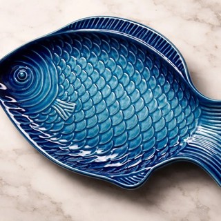 Nova sombra de cerâmica vitrificada de peixe azul20260826